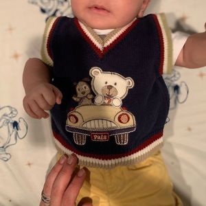 Baby Boy Sweater Vest 🧸